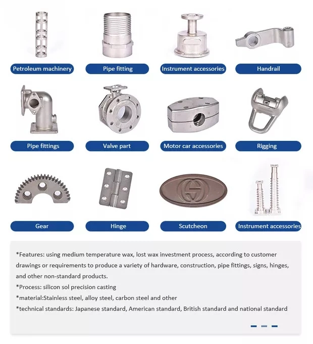 Custom Investment Casting Precision Casting Ball Ink Cast Iron Truck Machinery Parts Investment Casting Vacuum Die-Casting Parts