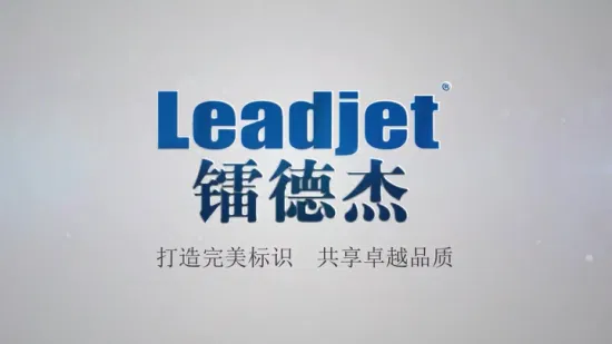 Imprimante de Machine d'impression à jet d'encre de numéro de Date en ligne de buse ronde de Leadjet